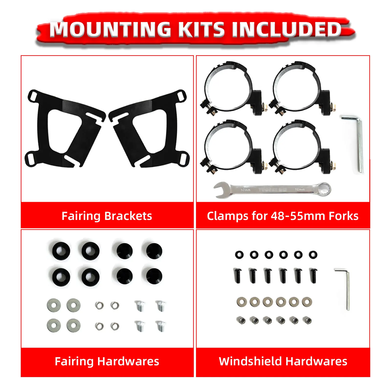 Motorcycle Fairing Road Warrior Gloss Black Fairing For Harley Softail Fat Bob FXFB-For Fat Bob S FXFBS -