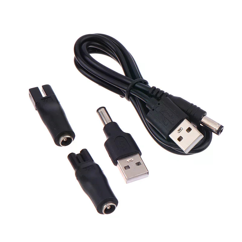 1/6/7/8PCS 5V 충전기 USB 어댑터 교체용 전원 코드 모든 종류의 전기 헤어 클리퍼, 수염 트리머, 면도기에 적합