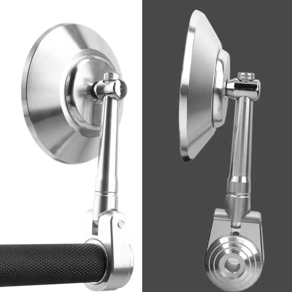 Maniglia Bar End Specchietto Retrovisore Rotondo Per Fb Mondial Hps125 Hps300 Hps 125 Hps 300