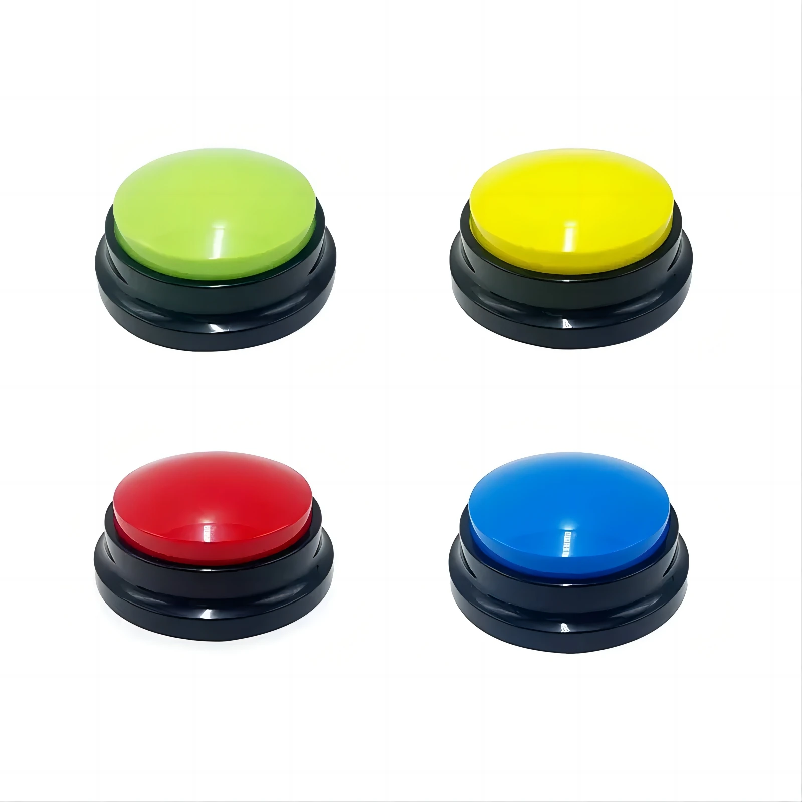 Funny Recordable Talking Dog Buttons - Portable Pet Communication Toy Set
