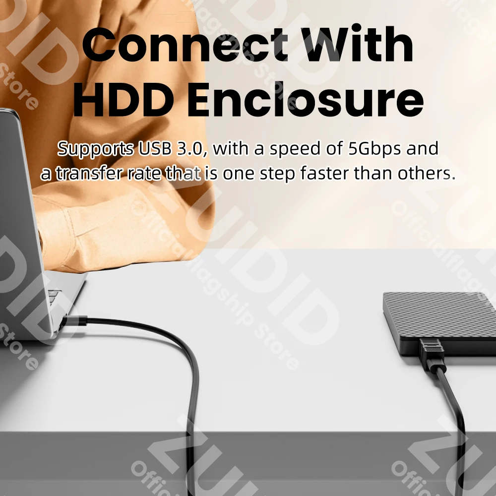High-Speed USB A/C to USB-B 3.0 Adapter Connector for Seamless Data Transfer