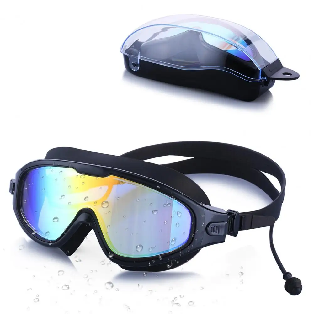 Swimming Goggles Wide View Diving Goggles Anti-Fog Waterproof Swimming Eyeglasses UV Protection Glasses No Leaking Swim Glasses swimming goggles