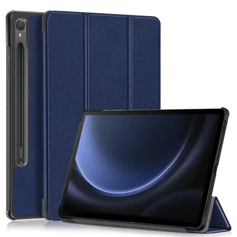 Enhanced Magnetic Stand Leather Tablet Cover with Sleep/Wake Function, Compatible with 10-11 Inch Tablets