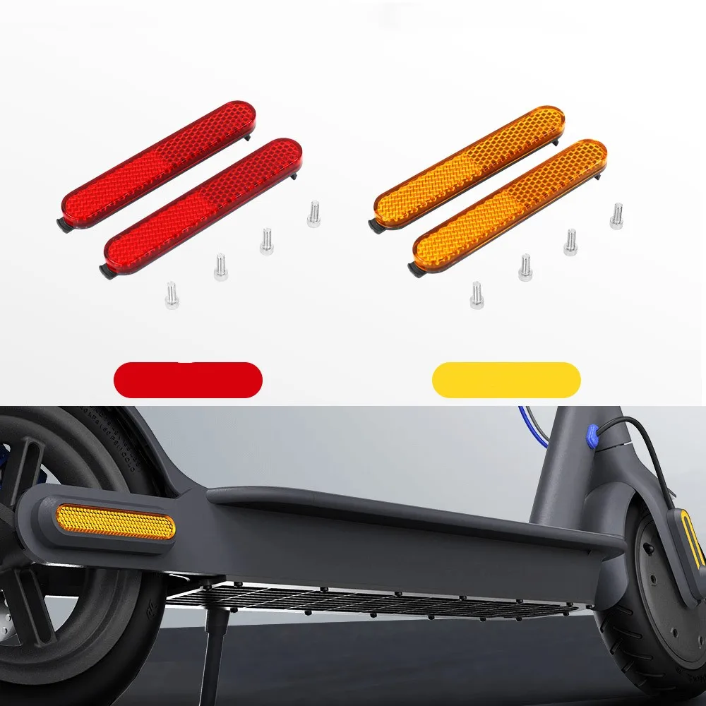 

10pairs Reflective Protect Shell for Xiaomi E-Scooter M365 PRO/PRO 2/1S /Essential/ Mi3 Scooter Rear Back Safety Wheel Hub Cover