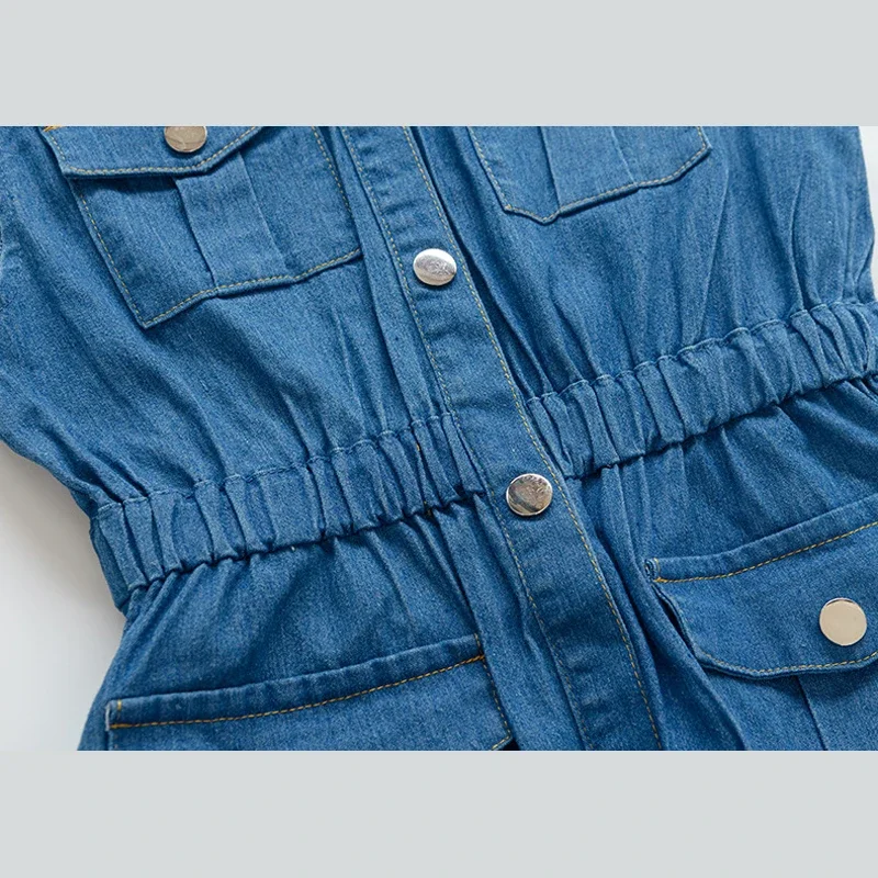 Dolyues Robe D'été Sans Manches Pour Fille De 3 à 16 Ans - Robe T