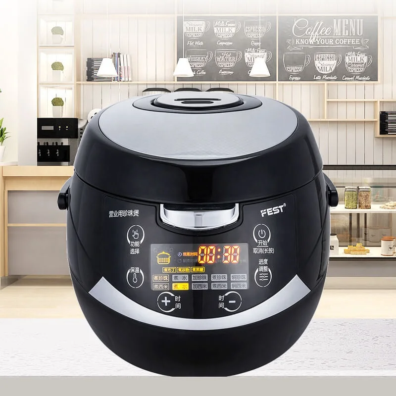 Bubble Tea Shop Commercial Electric Tapico Cooker 5L Pentole A Pressione Tapioca Pearl Balls Cooker Con Tè Al Latte