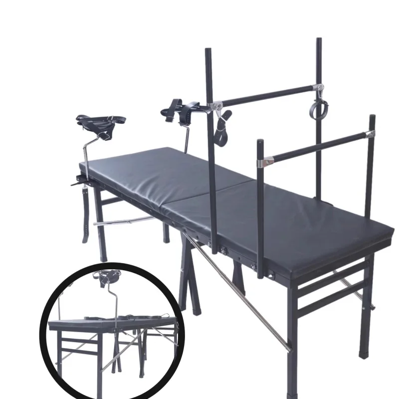 BDSM Bondage bed Foldable Sex Bed Binding Erotic Furniture Bed Chair Seat Sofa Bench Set Machine Toys for Couples CBT Pillory