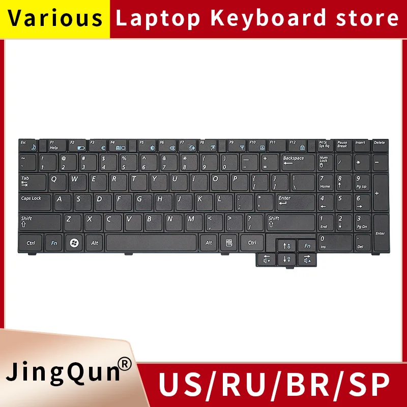 New Eua Teclado do Laptop Russo para Samsung Np-r528 R517 R523 R540 R525 Rv508 R530 R620 P580 R618 Rv510 R538 P530