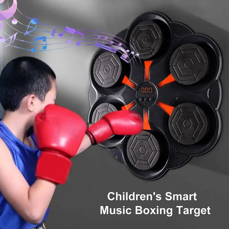 Music Boxing Workout Machine Wall Mount Music Boxing Target for Adults Kids Workout Equipment for Home Fitness Stress Relief boxing punching bag music boxing toys