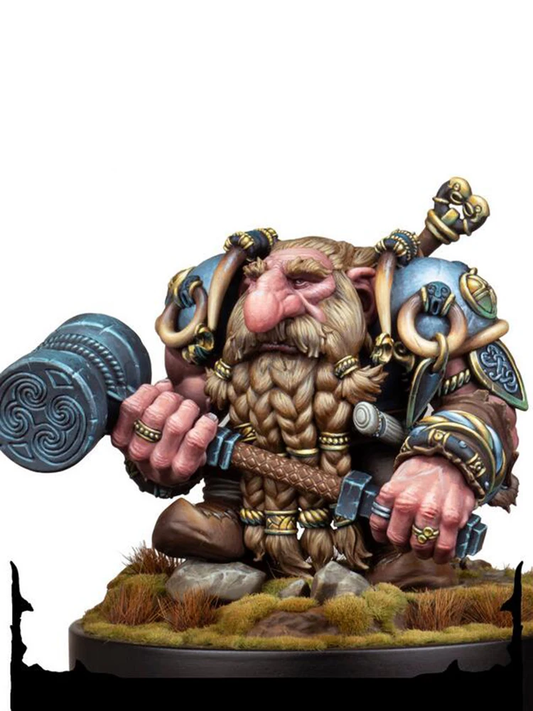 Unmontierter 1/24 60 mm alter Soldat Kriegerständer Miniaturmodellbausatz aus Kunstharz, unbemalt