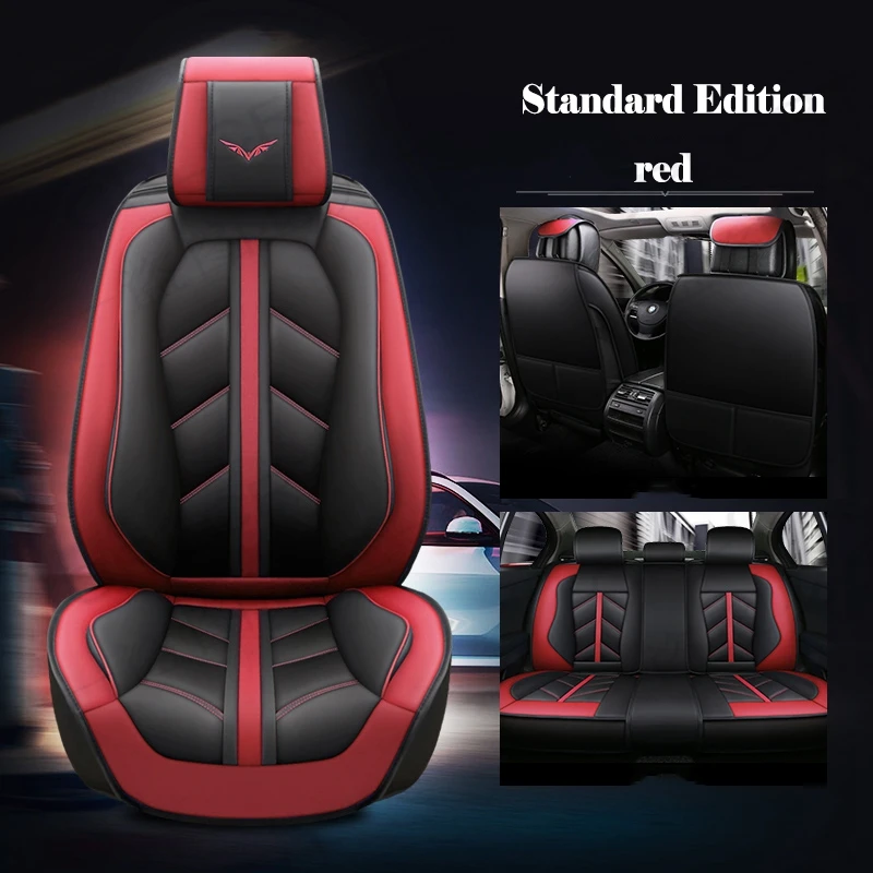 

Universal leather car seat cover for Mitsubishi All Models outlander pajero grandis ASX pajero sport lancer galant Lancer-ex