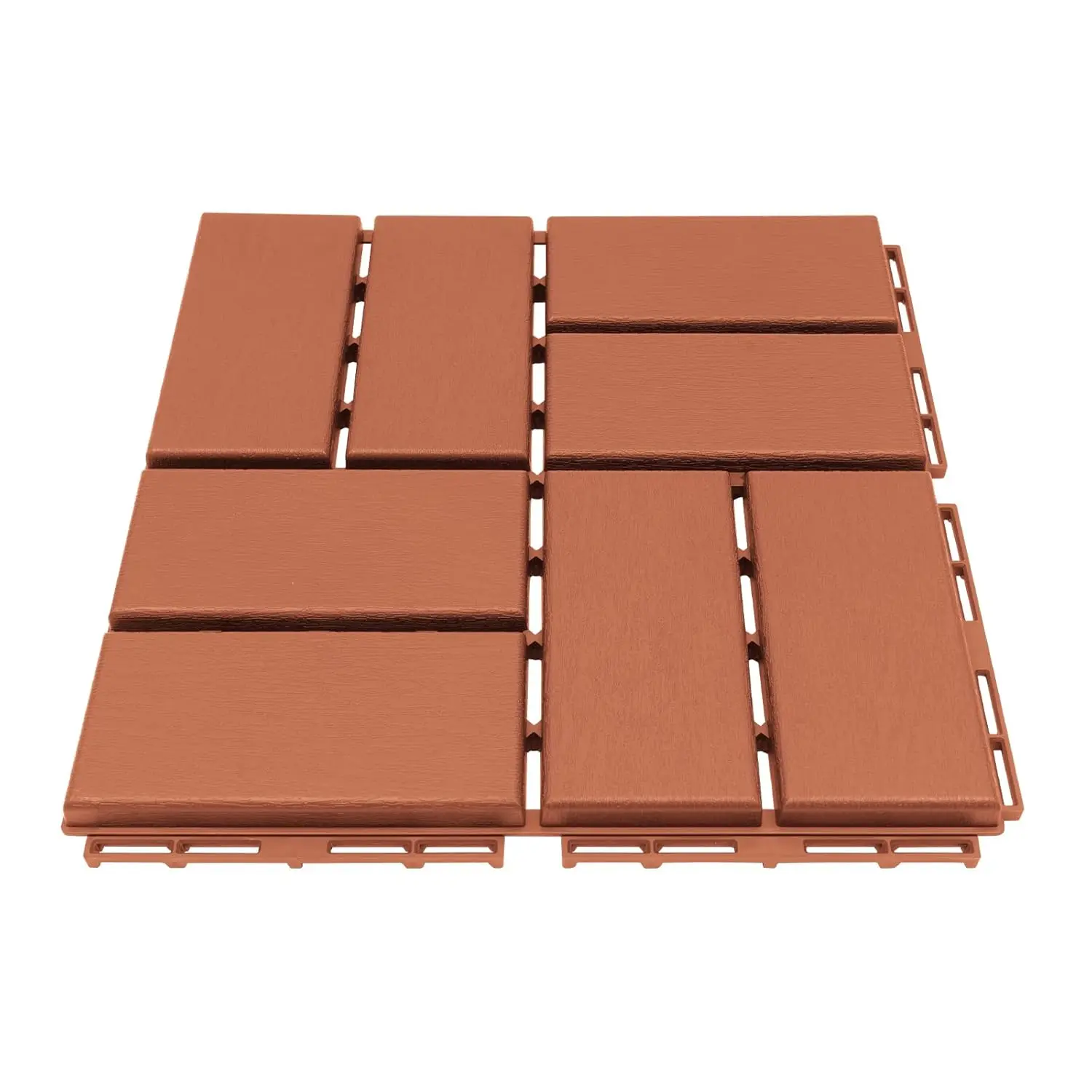 Plastic Interlocking Deck Tiles, Outdoor Patio Flooring, 12"x12" Interlocking Decking Tile Outdoor Use, Waterproof，Patio Pavers