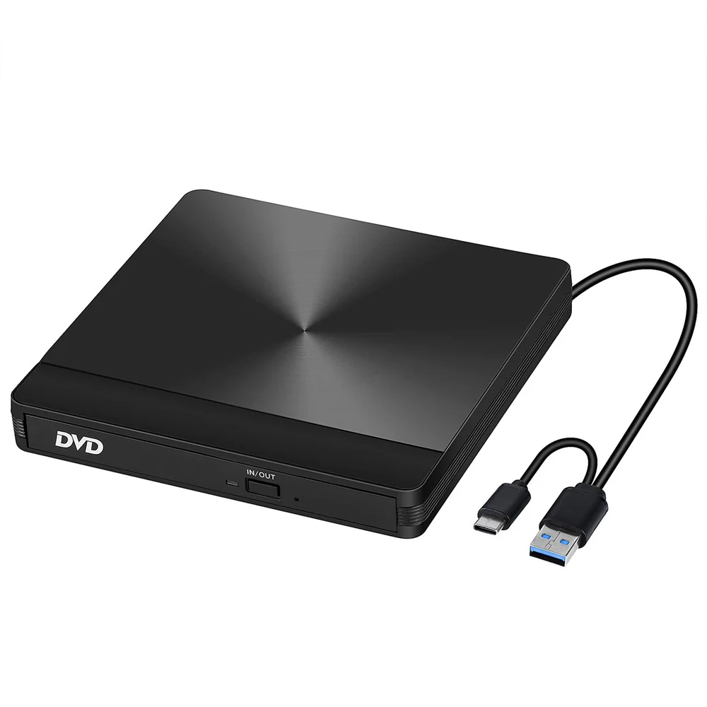 USB3.0 외장 드라이브 DVD 디스크 버너 외장 컴퓨터 모바일 굽기 CD 플레이어 휴대용 CD DVD 광학 드라이브 버너