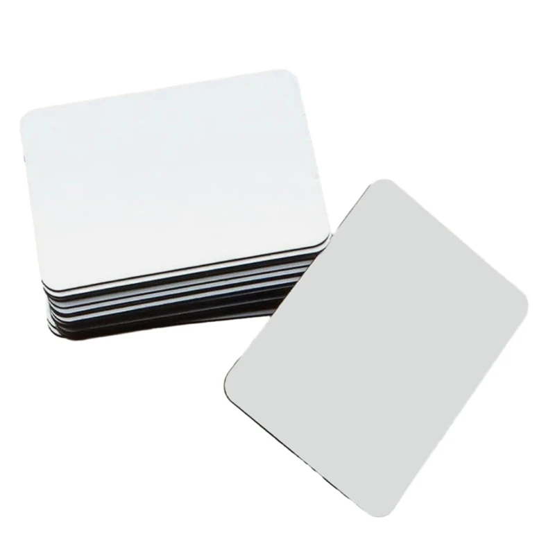 

Y1UU 34pcs Refrigerator Magnets Sublimation Blank Magnet Simple Home Fridge Magnet Household DIY Fridge Sticker