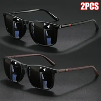 2 paires de lunettes de soleil polarisées carrées vintage de luxe UV400 pour hommes et femmes, idéales pour le cyclisme, la conduite, la pêche et les voyages 3