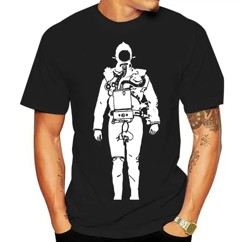 Maglietta Da Uomo Stampata Magliette In Cotone O-Collo Manica Corta Vintage British Royal Navy Rebreather Diver T-Shirt Da Donna