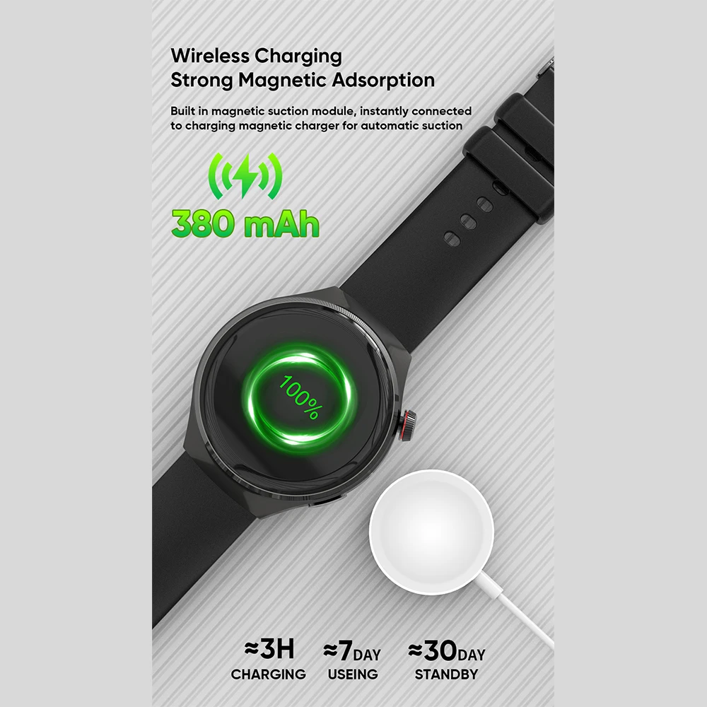 2026 New 1.39 "HD Screen Smart Watch BT Call Heart Rate Health Monitoring IP67 Waterproof Smart Watch for Android iOS GPS Track 6