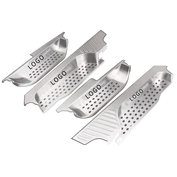 

Car Styling Side Door Sill Protector Threshold Scuff Plate Welcome Pedal For Toyota Alphard