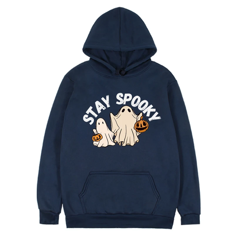 Spooky Sweatshirt Halloween Hoodie Halloween Gift Womens Halloween Sweatshirt Ghost Halloween Winter Clothes Women m