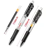 23pcs Retractable Ballpoint Pen Large Capacity 0.5mm Ballpoint Pen Black/Red/Blue Replaceable Refill Stationery School Supplies 4