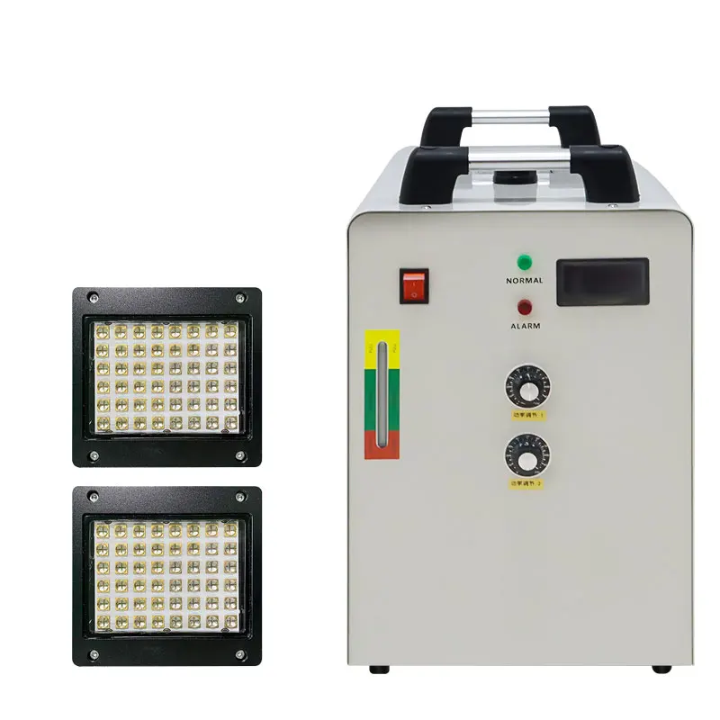 

2pcs UV Led curing Lamps for UV inkjet printer Water-colded LEDUV curing lamp Industrial Specific UV curing Light