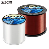 500M 1000M Fluorocarbon Coating Fishing Line 0.16mm-0.50mm 4.4LB-28.6LB Carbon Fiber Leader Line Fishing Lure Wire Sinking Line 1