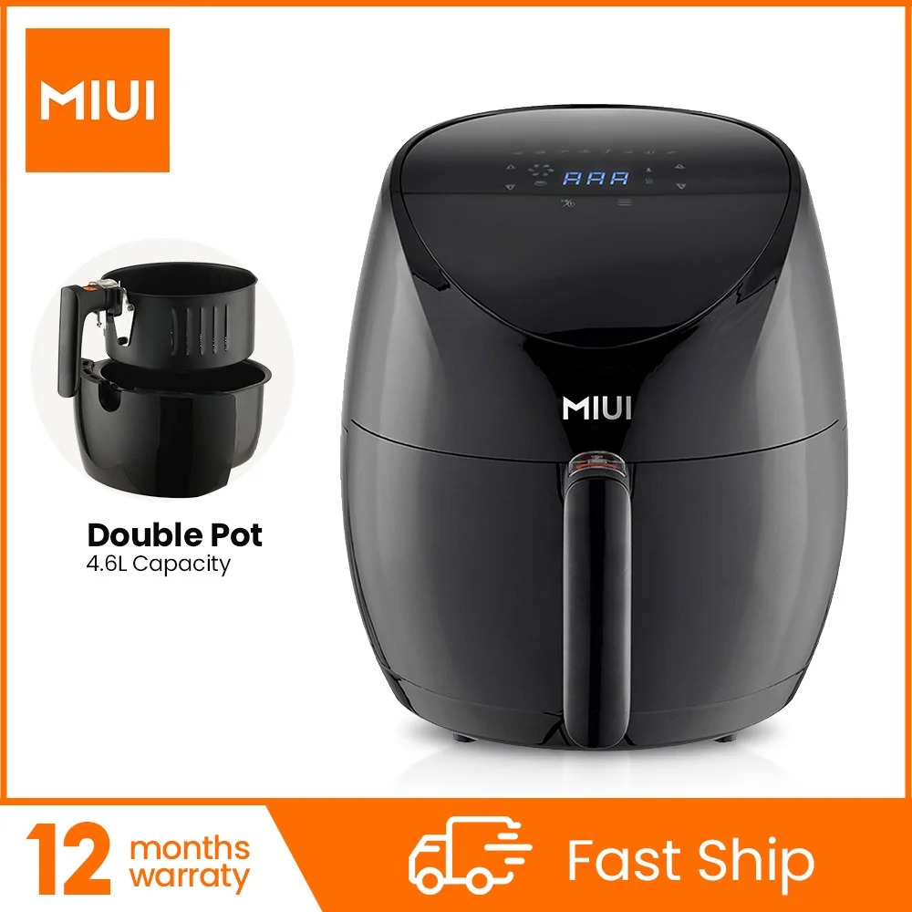 MIUI 4.6L Electric Air Max 40% OFF Award-winning store Fryer LED 360°Baking MI-CYCLONE Oven Touc