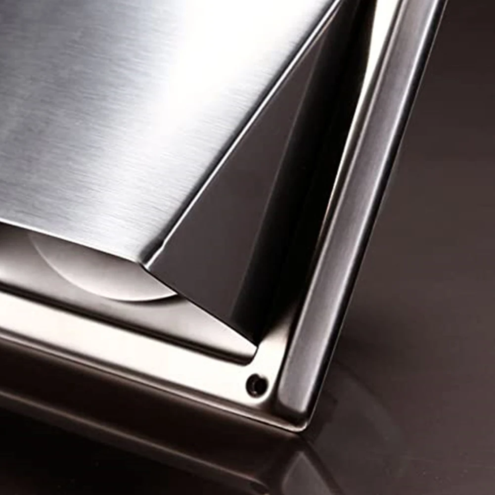 

Cover Air Vent Ducting Wall 1pcs 304 Stainless Steel External Wall Insect-proof Rainproof Valve Grille Brand New