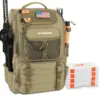 Fishing Tackle Backpack with Rod Holders 4 Tackle Boxes,40L Fishing Bag Storage Fishing Gear and Equipment 1
