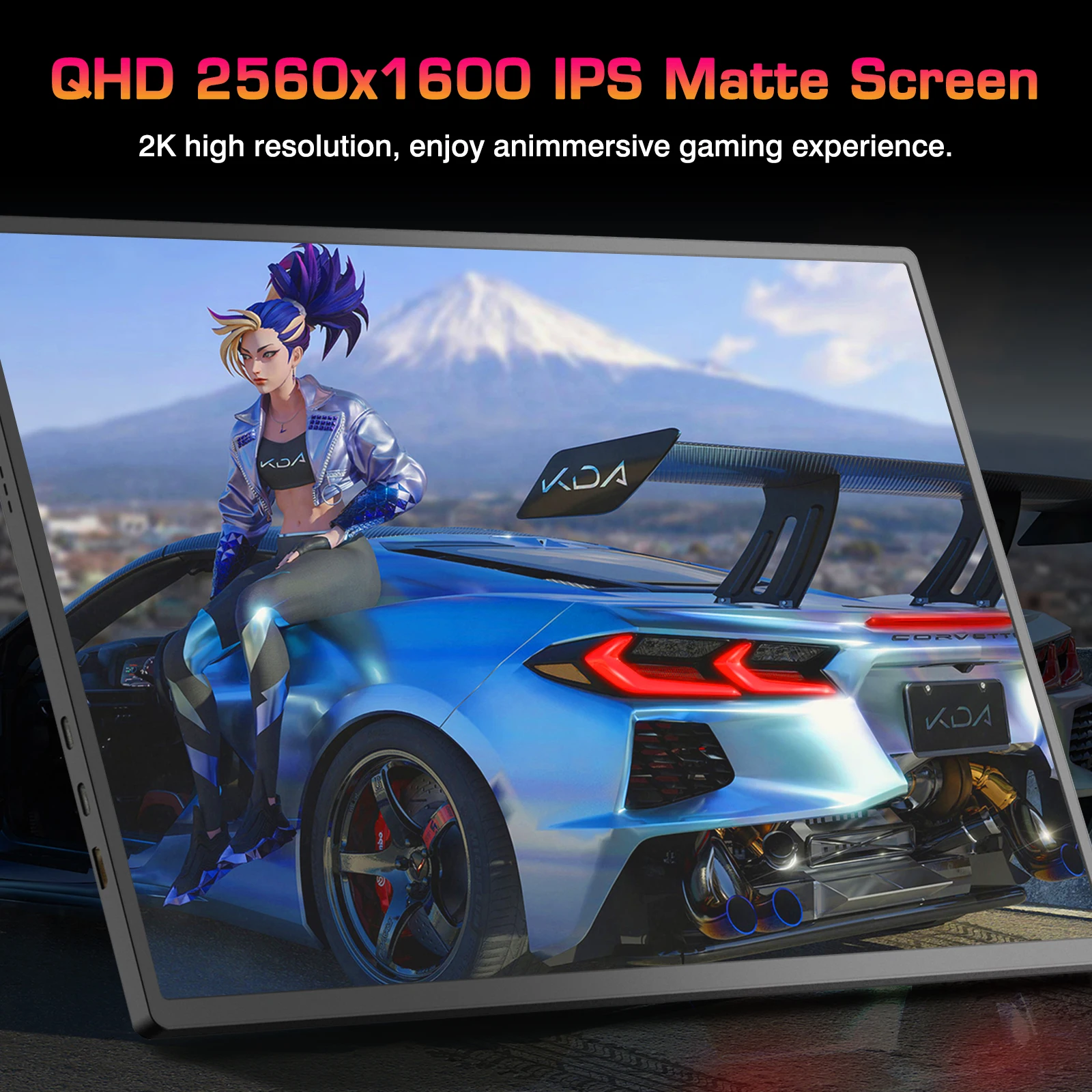 ZPIRCD 18.0ġ 2K 144Hz ޴   2560x1600 QHD 100% DCI-P3 ޴  FreeSync HDR Ʈ (VESA ), Ӹ Ʈ IPS  