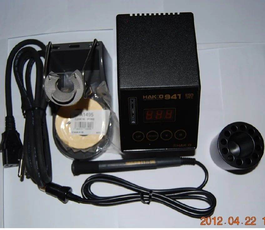

(100% японский оригинал) Совершенно новый сварочный стол HAKKO с цифровым дисплеем белого цвета HAKKO941(100 в 50 Вт)