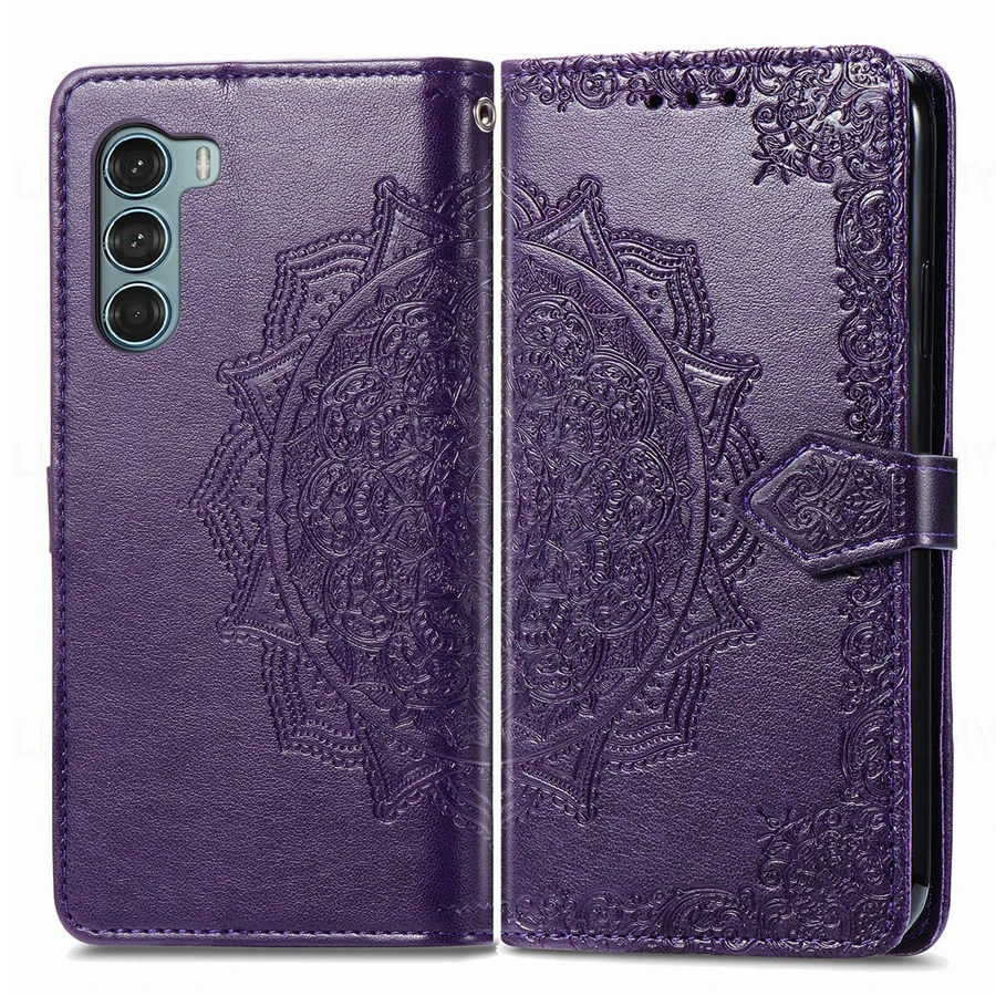 Floral Leather Wallet Flip Cover – Stylish and Elegant Design