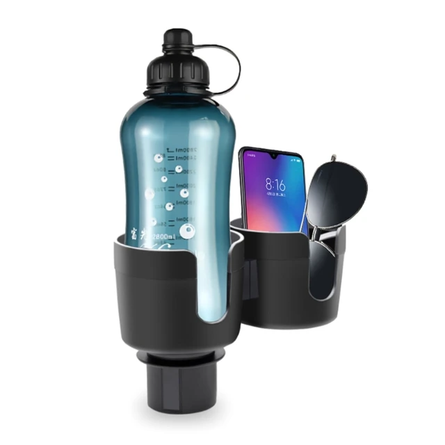Car Double Cup Holder Expander Auto Drink Holder with Adjustable Base for Car 4