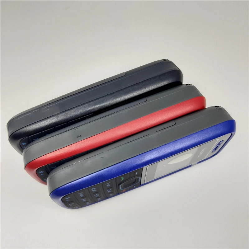 10 개/몫 Nokia 1200 1208 전체 완전한 휴대 전화 하우징 커버 케이스 영어 키패드에 대한 새로운 최고 품질의 커버