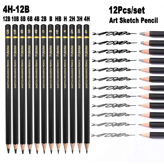 Premium 14/37pcs Graphite Drawing Pencils Sketch Set Kit 4H-12B Sketch  Pencil 16 Sheets Sketch Book Writing Art Supplies - AliExpress