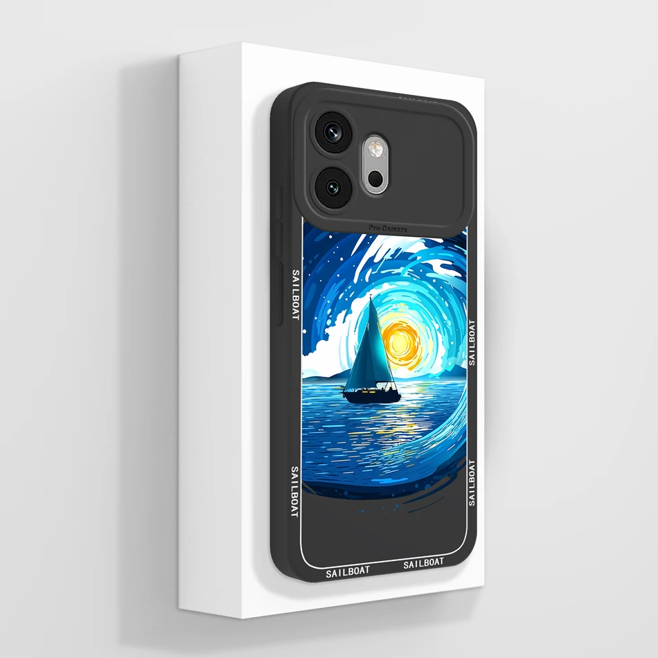 Candy Painted Soft Liquid Silicone Lightweight Phone Case with Lens Protection