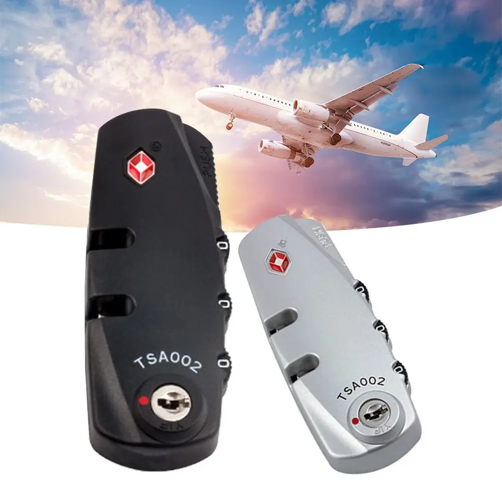 Portable Cabinet Locker Travel Suitcase Luggage Coded Lock 3 Digit Combination Lock Customs Password Lock Security Tool