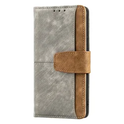 Enhanced Leather Full Protection Wallet Case with Metal Buckle for Huawei Nova Y73 (GRAY)