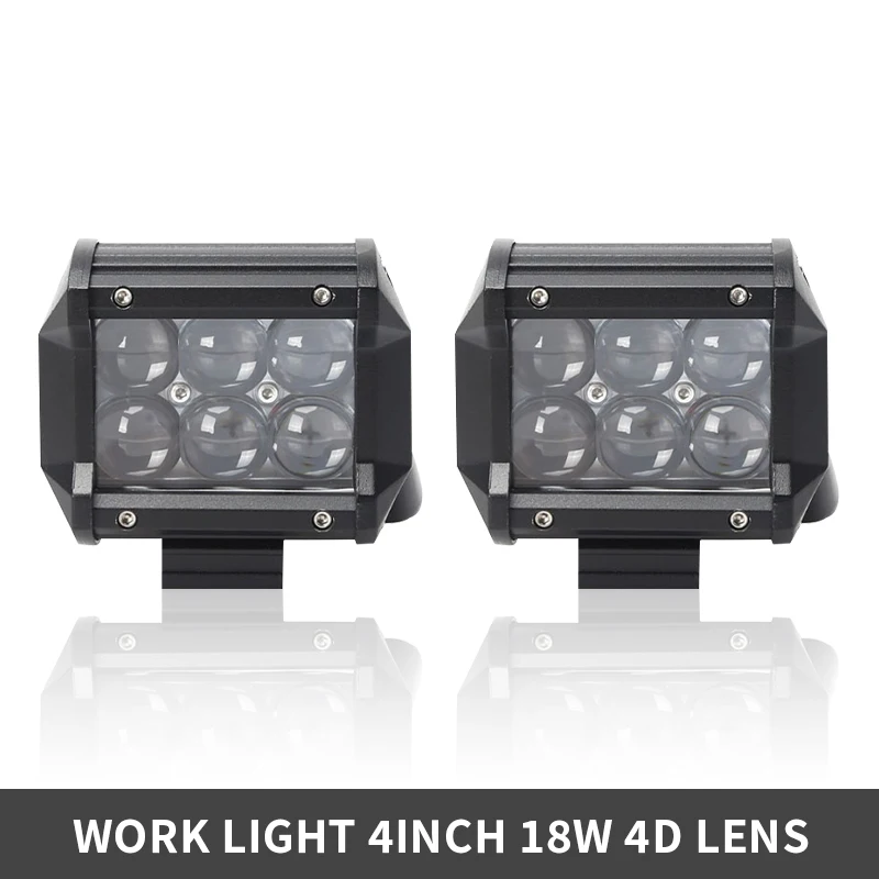

3" Running Lights 4D Lens Cars Motorcycle Led Bar Fog Lights Headlights Spotlight DRL Pod Lamps for Auto Niva Lada 4x4 Off Road