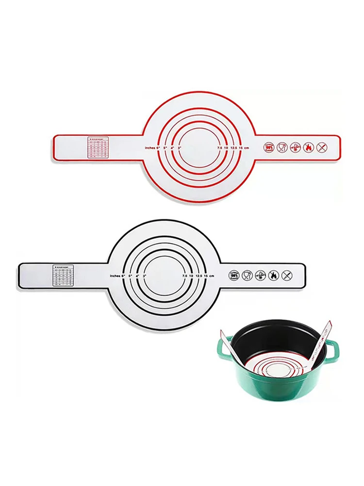 1Pc Silicone Baking Mat Long Handle Sling Non-Stick Bread Kneading Pad Dough Transfer Pad Bakery Supplies Kitchen Cooking Tool