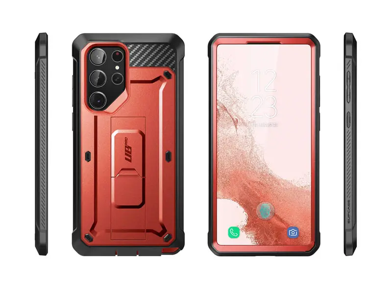 For Samsung Galaxy S23 Ultra Case 2023 SUPCASE UB Pro Full-Body Dual Layer Rugged Belt-Clip Case with Built-in Screen Protector