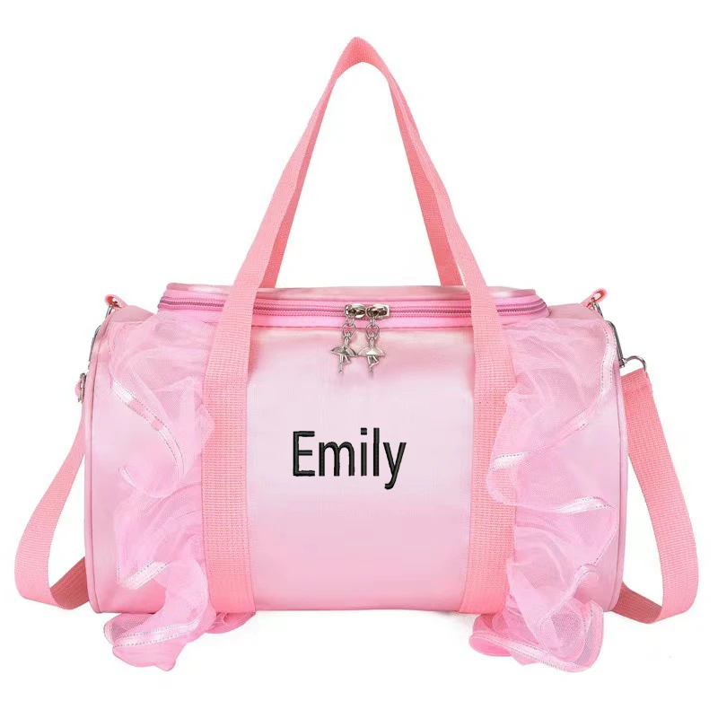 Personalized Cute Ballet Dance Bag Custom Name KidsTutu Dress Dance Bag Girls Personalized Waterproof Bag Ballerina Duffle Bag 1
