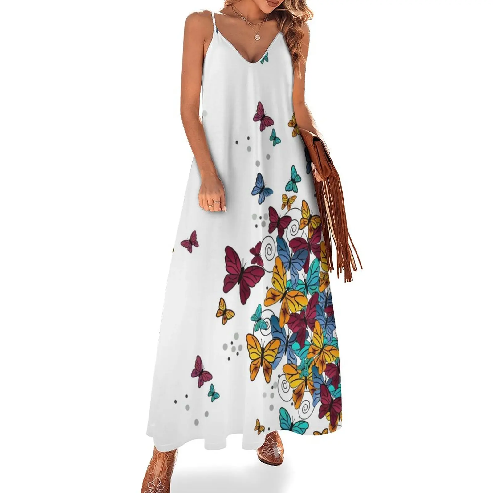 

Fly away Sleeveless Dress evening dress ladies evening dresses women