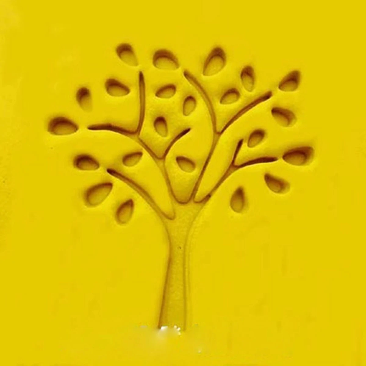Creative Tree Pattern Stamp Home Cleaning Natural Seal Acrylic Transparent Imprint Soap Stamp For Handmade Making Chapter