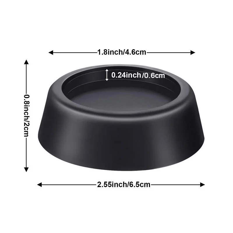 Anti Vibration Pads Rubber Pads for Washing Machine Support Furniture Feet Legs Universal Mat Dampers Stand Home Slipstop Silent 4PCS