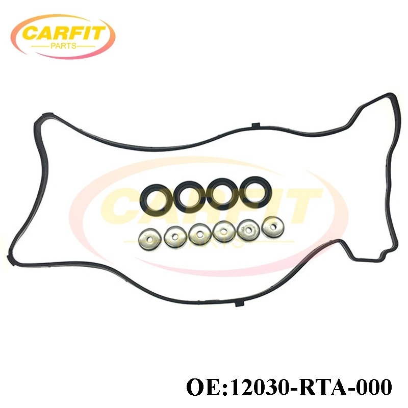 Aluminum Gasket Kits Rubber Gasket New 12030-RTA-000 90041-PNA-010 12342-PCX-004 Valve Cover Gasket Set For Honda Accord Civic CR-V Acura RSX TSX 2.0L 2.4L