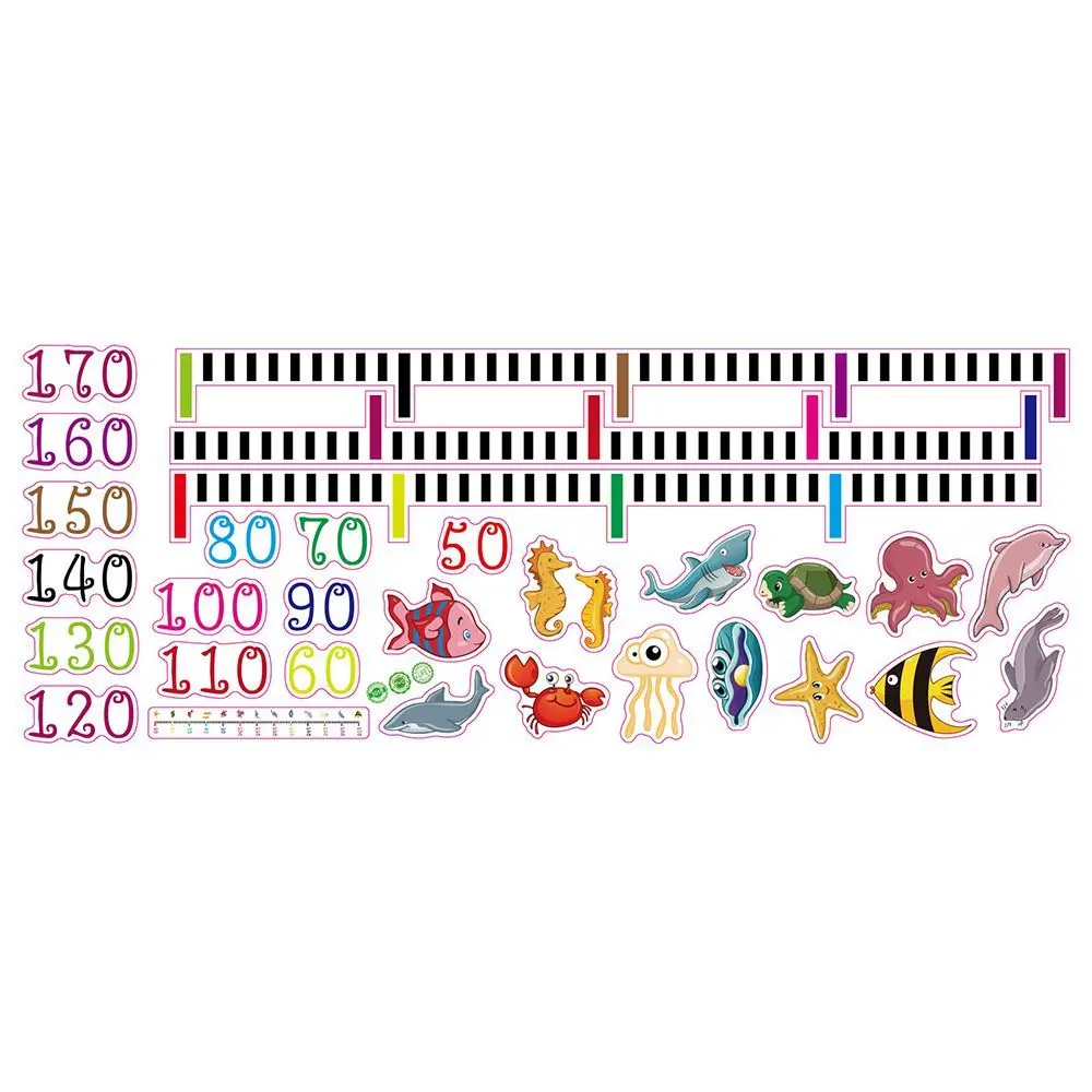 

Wall Decal Growth Poster Kids Beautiful Home Decor Height Wall Sticker Measure
