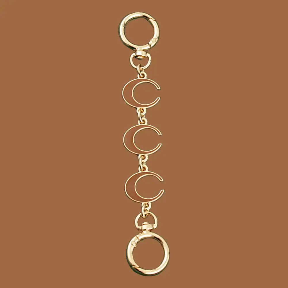 BagStrapExtenderAlloyHeartShapePendantShortWalletChain