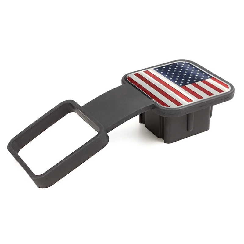 Trailer Hitch Receiver Cover For 2'' Trailer Hitch Receivers Rubber Tow Plug Caps R2LC