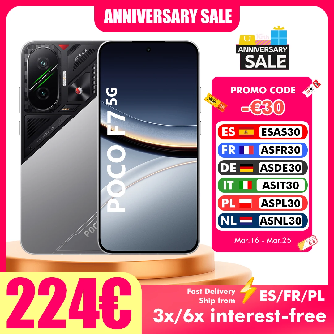 POCOF75G12GB256GB/512GBNFCSmartCellphoneSnapdragon8SGen46500mAhBattery-AliExpress509